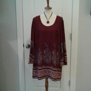 Bell Sleeve Dress w/pockets